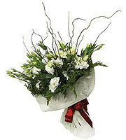 Bouquet of Lisianthus and Greens