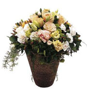 Bouquet de fleurs coupées variées
