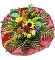 Bouquet of Seasonal Flowers with red roses