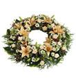 Funeral Wreath with Ribbons