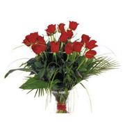 Bouquet de rosas rojas, sin base