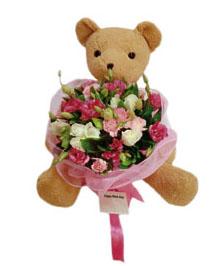 Bouquet para una ocasión especial con Osito Teddy