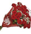 Bouquet of Red Roses, no vase