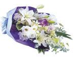 Bouquet de condoléances blanc