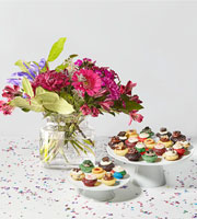 Regal Jewel – A Florist Original and 25 Cupcake Bundle