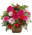 Arrangement in Pink and Red