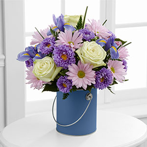 The FTD® Color Your Day With Tranquility™ Bouquet