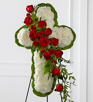 Floral Masters The FTD® Floral Cross Easel Seattle, WA, 98121 FTD 