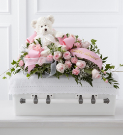 The FTD Touch of Sympathy Casket Spray