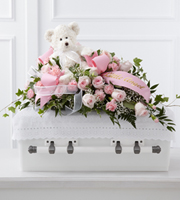 The FTD Touch of Sympathy Casket Spray