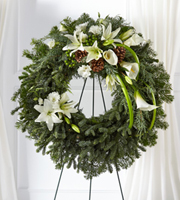 The FTD Greens of Hope Wreath