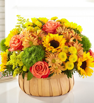 The FTD® Harvest Sunflower™ Basket 
