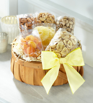 The FTD® Dried Fruit and Nuts Basket
