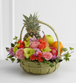 La cesta de Flores y Frutas de FTD® Descanse en Paz™