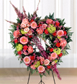 The FTD® Eternal Rest™ Heart Wreath