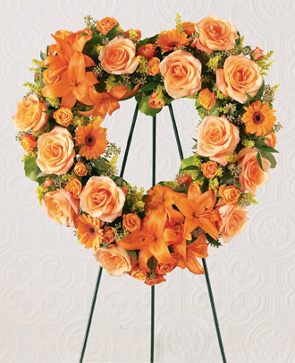 The FTD® Hearts Eternal™ Wreath