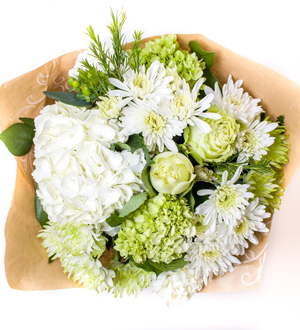 White Linen Bouquet