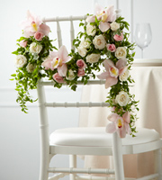 The FTD® Orchid Rose™ Chair Décor