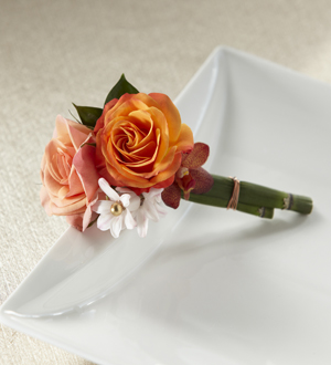 The FTD® Sunset Dream™ Boutonniere