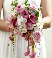 The FTD Pink Cascade Bouquet