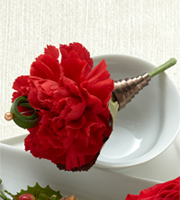 The FTD® Red Carnation Boutonniere