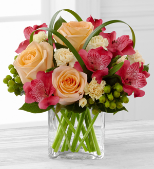 The FTD® All Aglow™ Bouquet by Better Homes and Gardens® - VASE INCLUDED