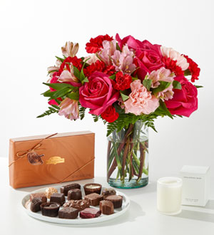 You're Precious Bouquet Deluxe with Chocolates and Candle