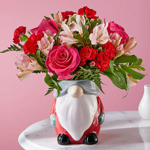 You\'re Precious Bouquet with Gnome Vase